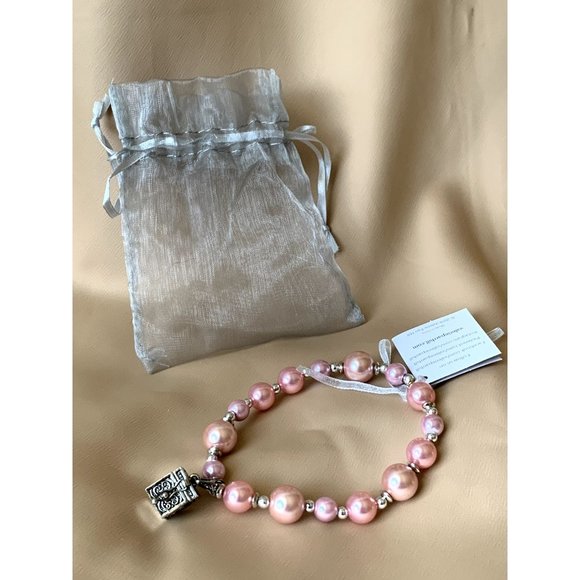 Valerie Parr Hill Faux Pearl Prayer Box Bracelet NEW WITH TAG - Picture 1 of 6